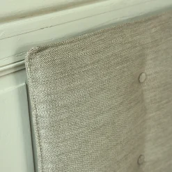 Tête de lit en tissu texturé 160cm - écru