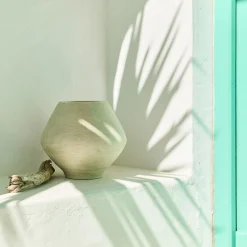 Vase classique en céramique H25cm - beige