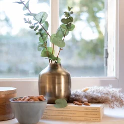 Vase classique en fer H13cm - doré