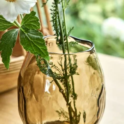 Vase classique en verre - marron