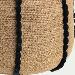 Vase en jonc de mer H30cm - naturel