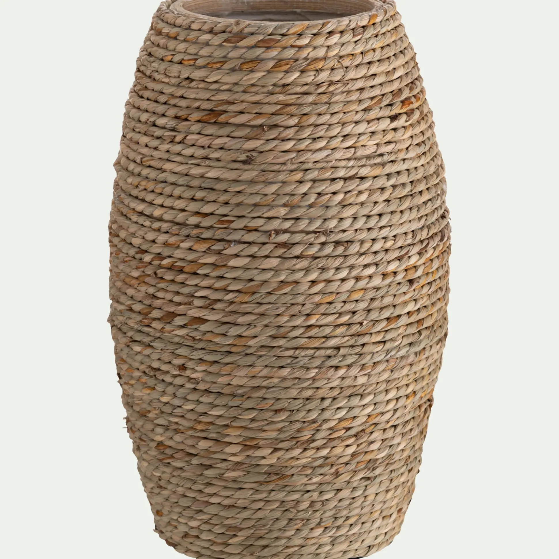 Vase en jonc de mer H23cm - naturel