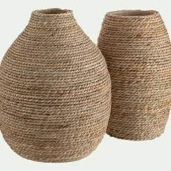 Vase en jonc de mer H23cm - naturel