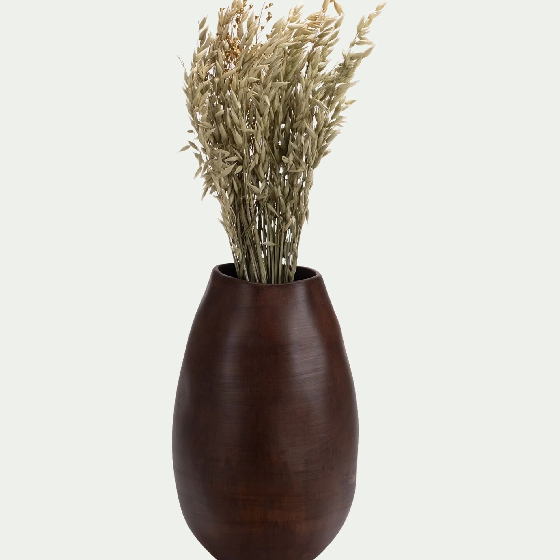 Vase organique en céramique H30cm - marron