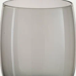 Verre à pied en verre 32cl - gris