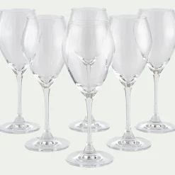 Verre à pied en verre 32cl - transparent