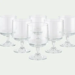 Verre à vin en verre 22cl - transparent