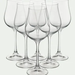 Verre a pied en verre 25cl - transparent