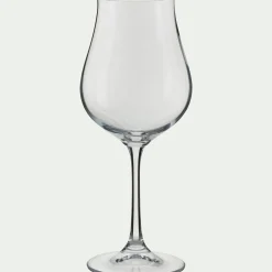 Verre a pied en verre 40cl - transparent