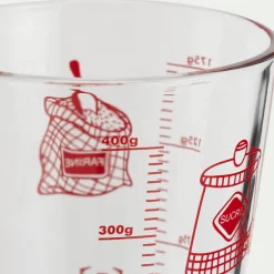 Verre doseur en verre 45cl - transparent