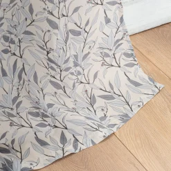 Voilage à œillets en coton motif Oranger 140x250cm - blanc