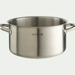 Faitout en inox De Buyer - argenté D24cm (tous feux dont induction)