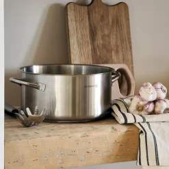 Faitout en inox De Buyer - argenté D24cm (tous feux dont induction)