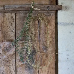 Guirlande de Noël à perles en fer L183cm - doré